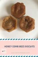 pin honey comb bees biscuits