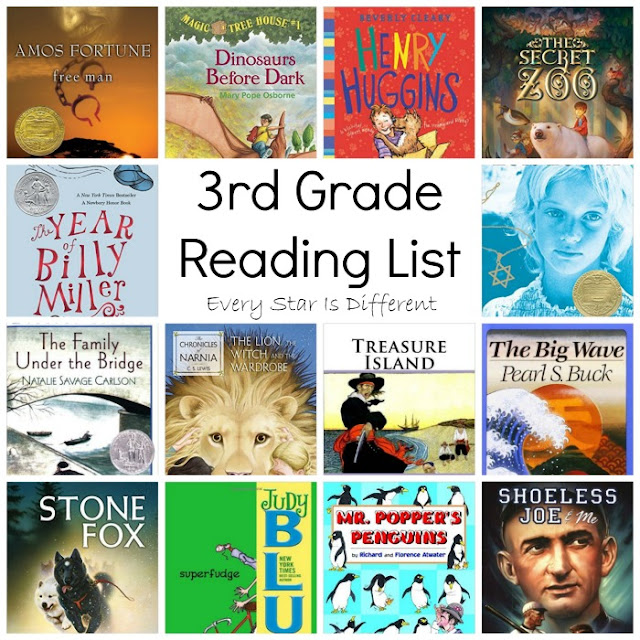 3rd Grade Reading List Recommendations