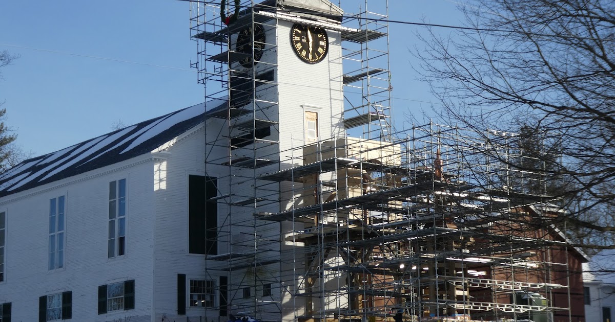 Nutfield Genealogy Renovation Update First Parish Meetinghouse, East