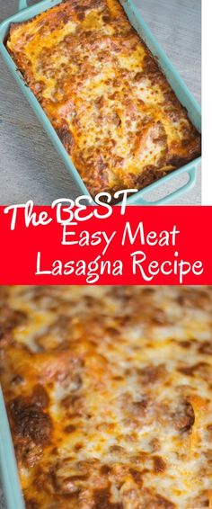 The BEST Easy Lasagna Recipe - Recipe Mama