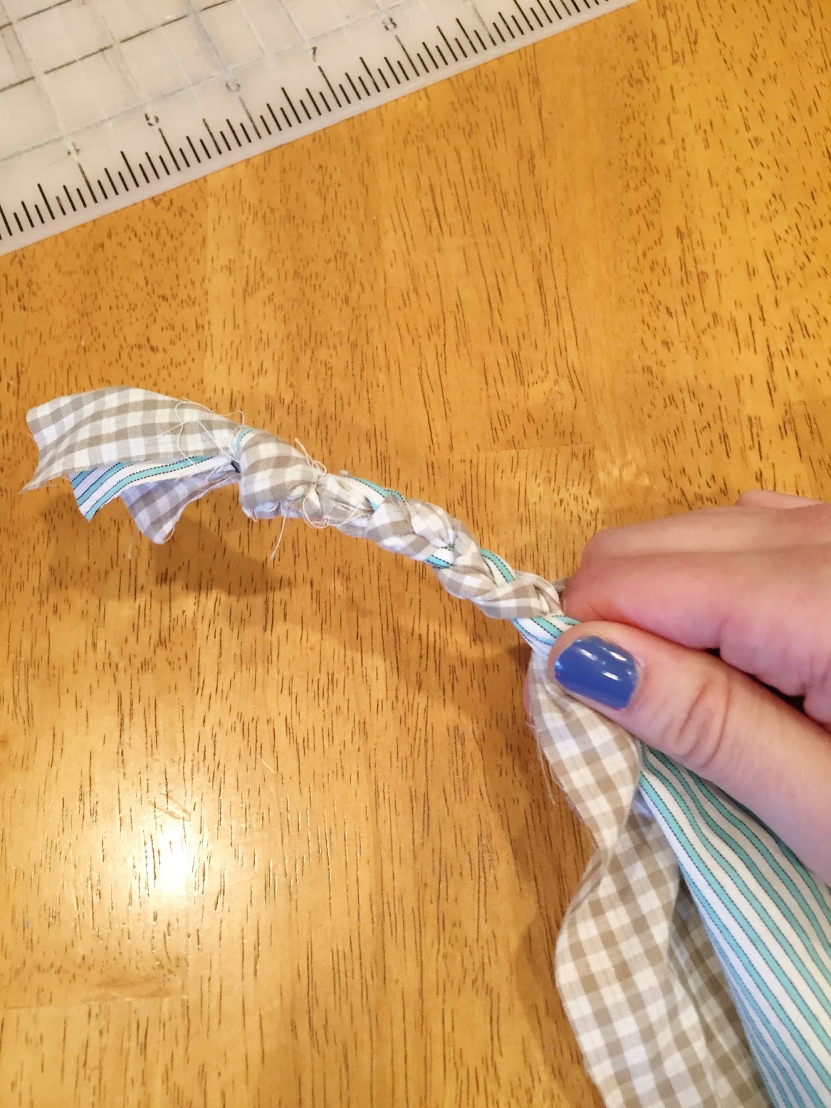 DIY Dog Rope Braid Chew Toy Tutorial Designs by TiffanyCo