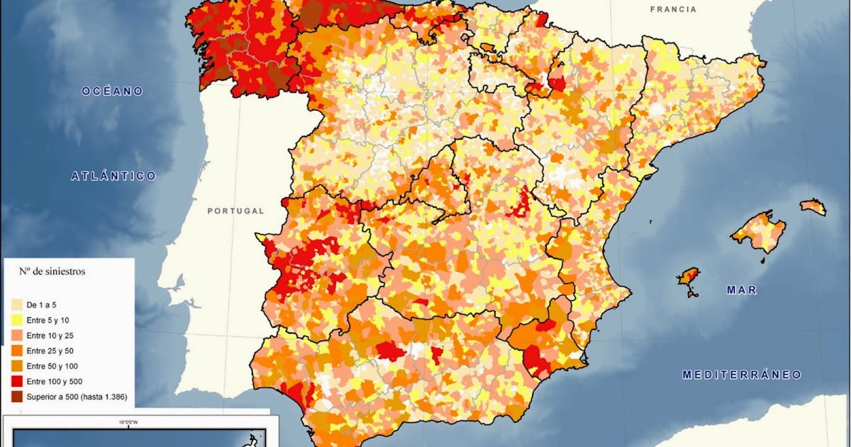 educación forestal mapa de incendios forestales de españa us mapas
