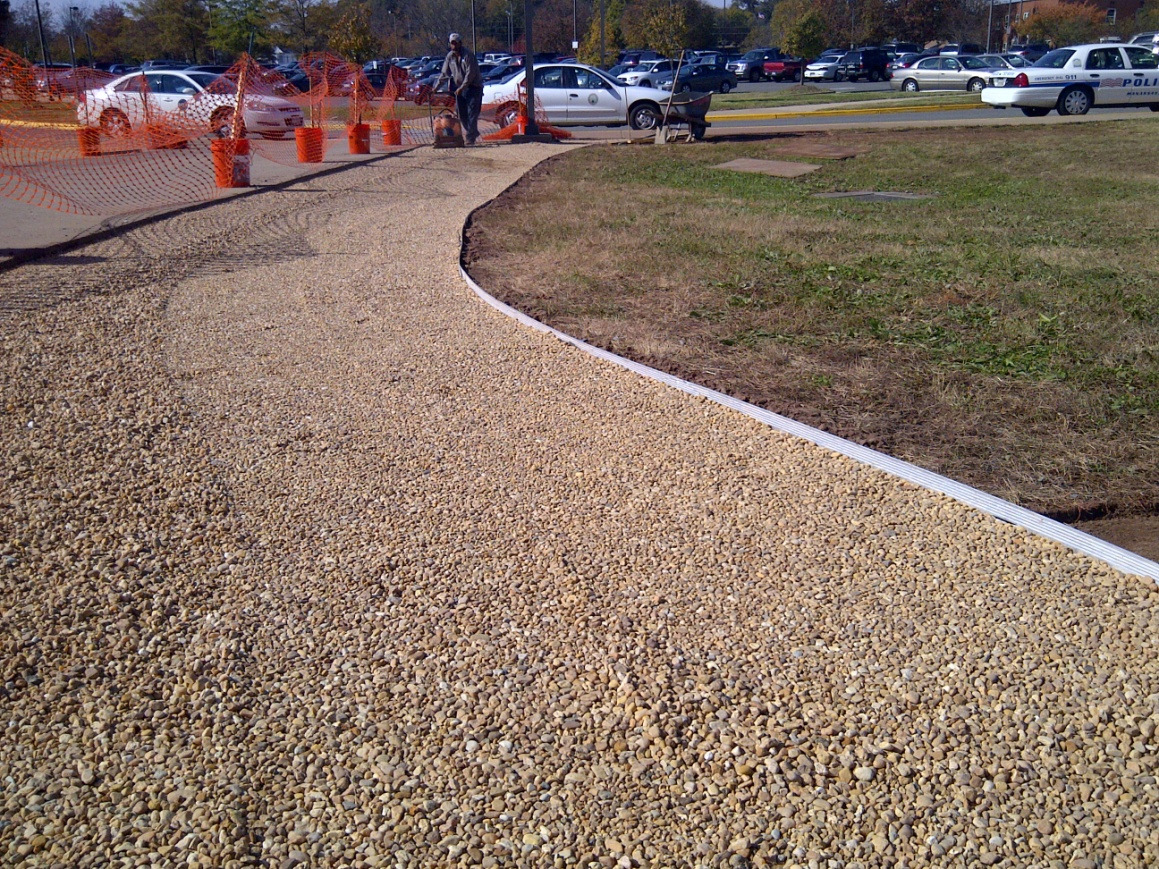 GravelLok Bonded Aggregate Blog GravelLok Job at Osbourn High