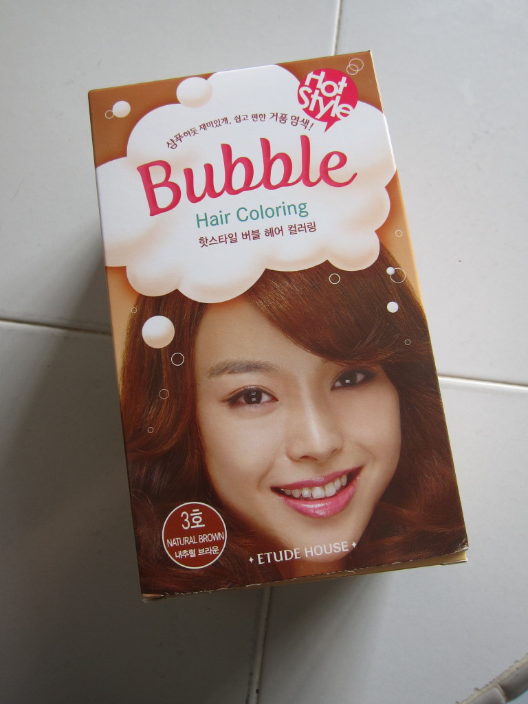 siz world of makeup! Hair Color Review Etude House Bubble Hair
