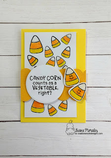 Candy Corn a card by Diane Morales | Candy Corn Stamp Set by Newtons Nook Designs