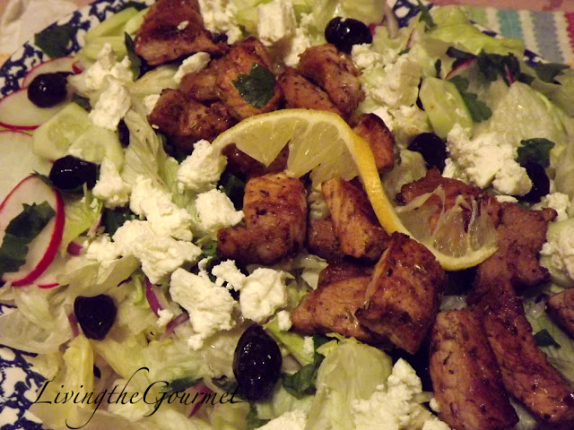 Pork souvlaki and greek salad!!!