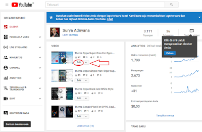 Begini Cara Edit Video Youtube Yang Sudah Di Upload