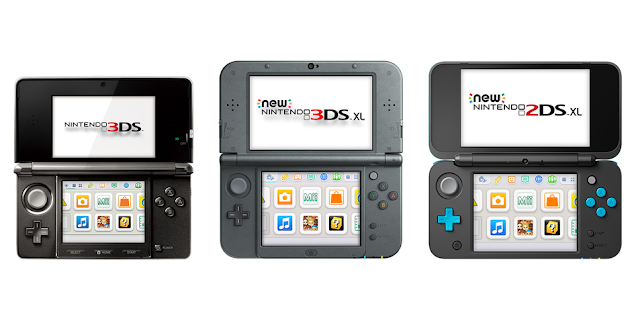 Família de portáteis Nintendo 3DS recebe nova atualização de sistema