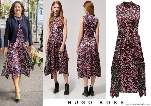 Crown Princess Mary Hugo Boss Kestani Midi length dress