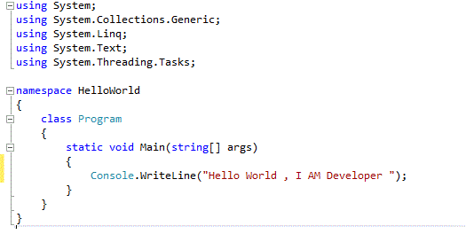 Understand C# program structure | C Sharp tutorial