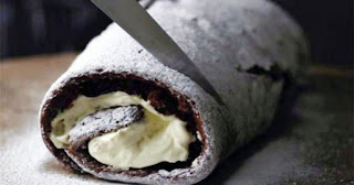 Σοκολατένιος Κορμός με merenda & μπισκότα έτοιμο σε 15? χωρίς ψήσιμο