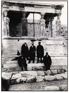 Delegasi Zionist di depan Acropolis,23-10-1898