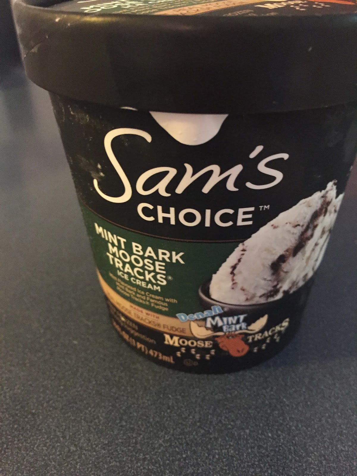 Sam's Choice Mint Bark Moose Tracks