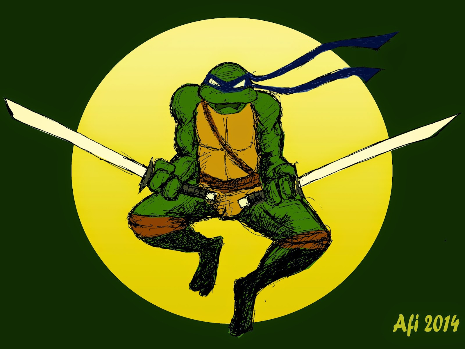 Kalong Kartun Tmnt Teenage Mutant Ninja Turtle Kura Gambar