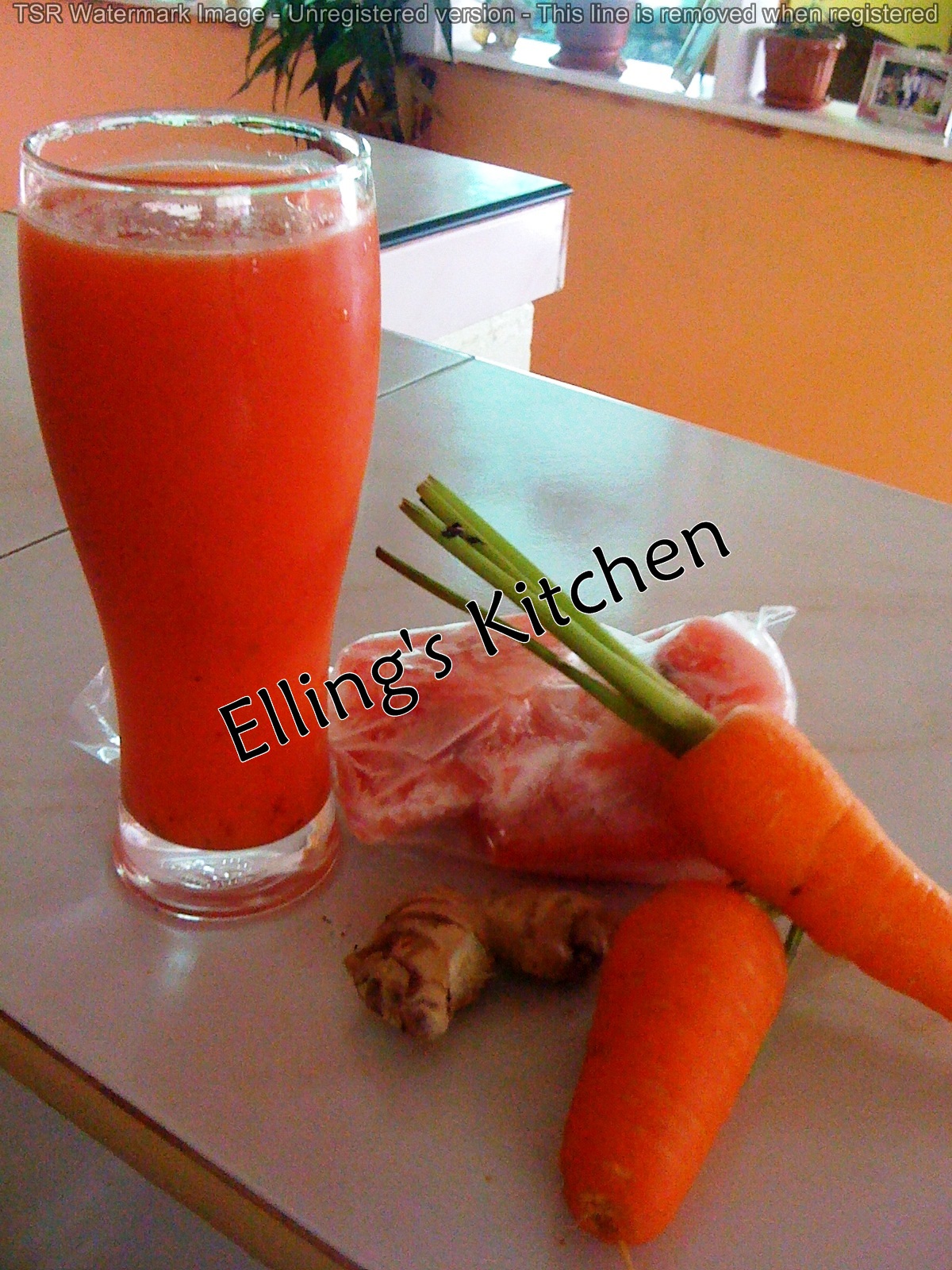 Carrot watermelon ginger juice PINAYs' EASY RECIPE