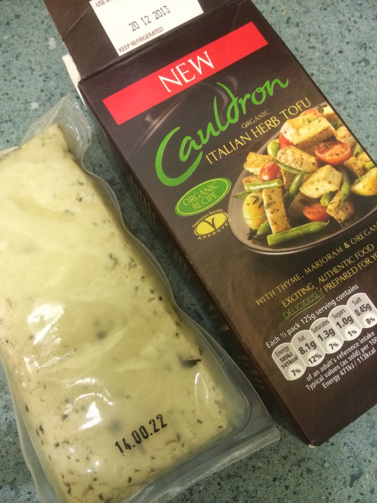 FOODSTUFF FINDS Cauldron Italian Herb Tofu (Waitrose) [Review by NLi10]