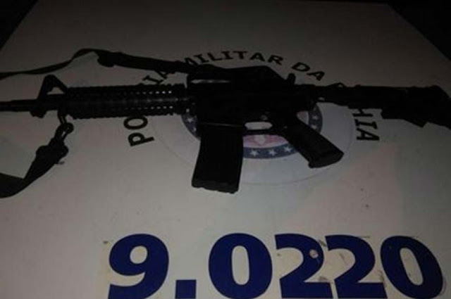 Arma roubada de policial militar em Irecê é recuperada; bandido morre na ação