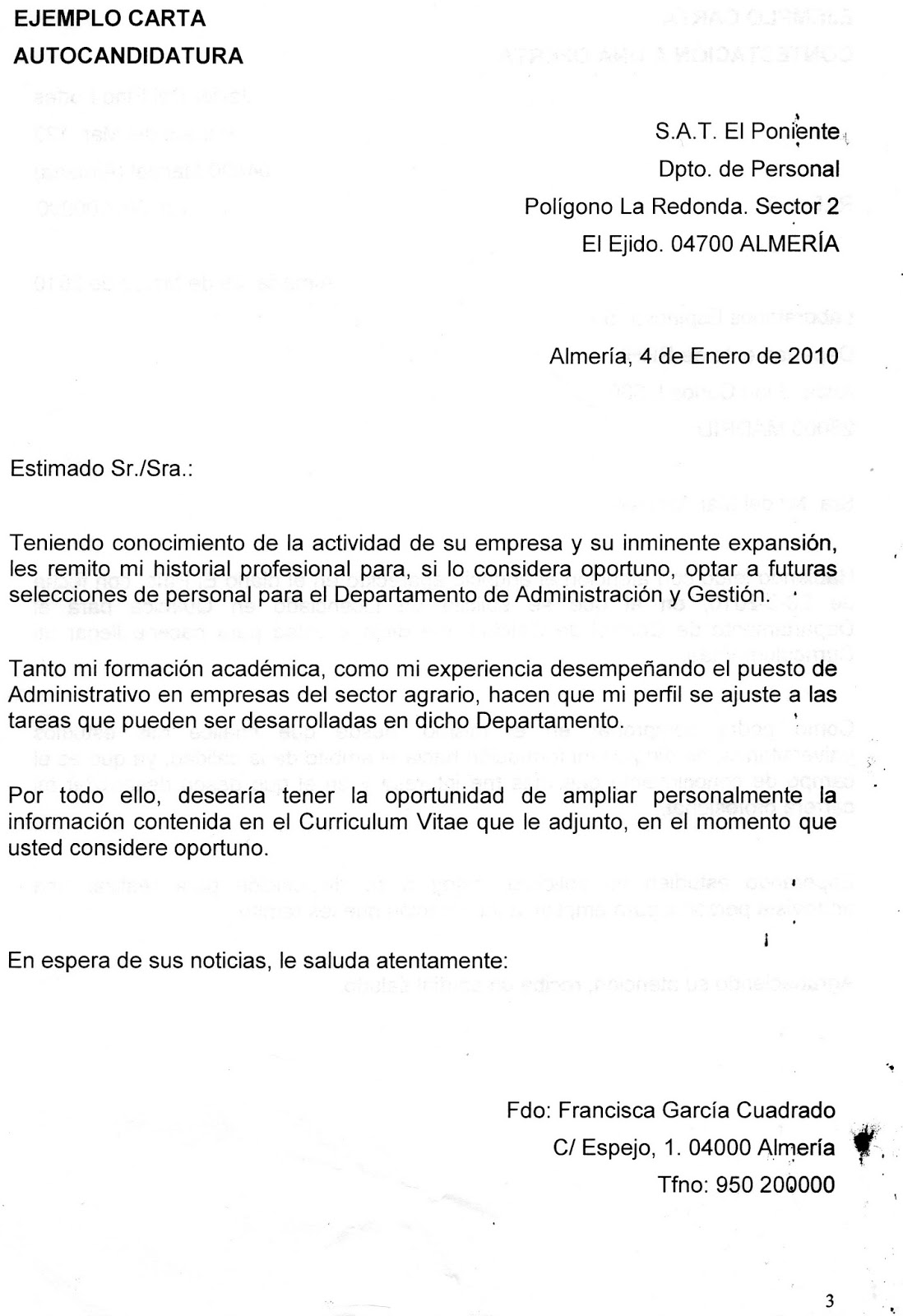 Carta De Oferta De Trabajo