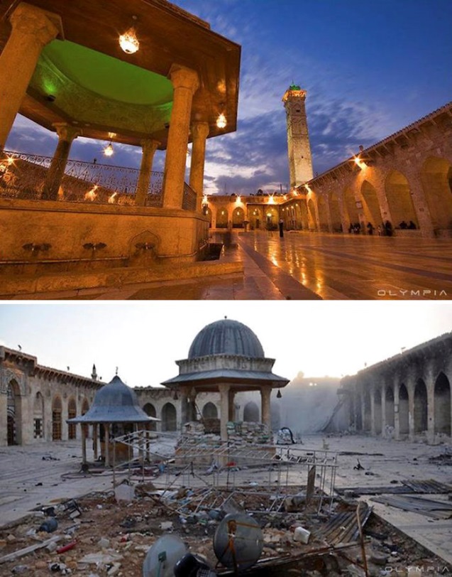 Antes y después de la guerra en Siria