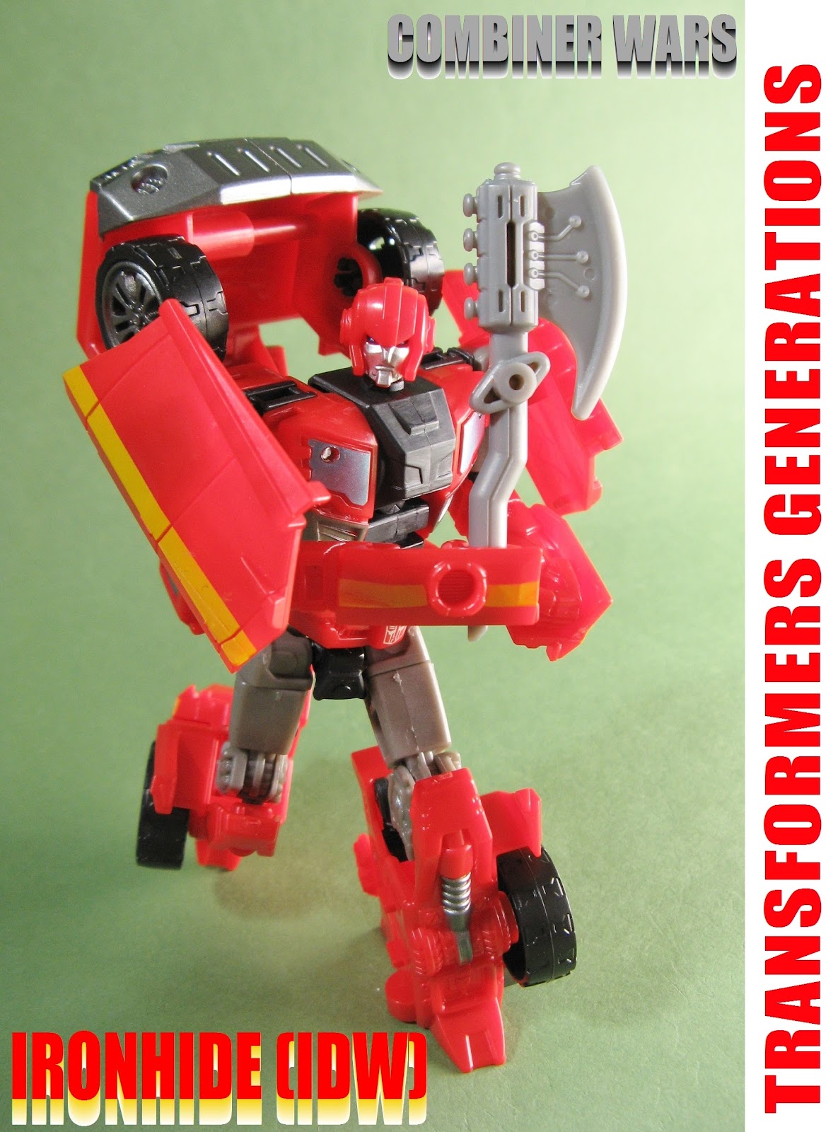 Transformers Generations Combiner Wars Deluxe class IRONHIDE IDW 變形金剛世代
