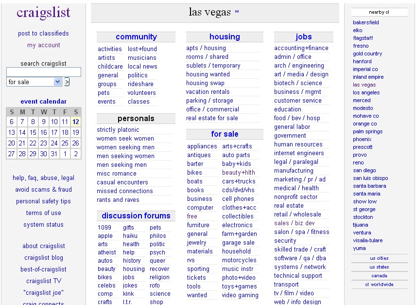 Craigslist Gold Country Jobs / Craigslist San Luis Obispo Furniture By