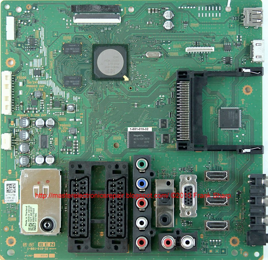 Master Electronics Repair ! REPAIR / SERVICING TV SONY KDL32EX402