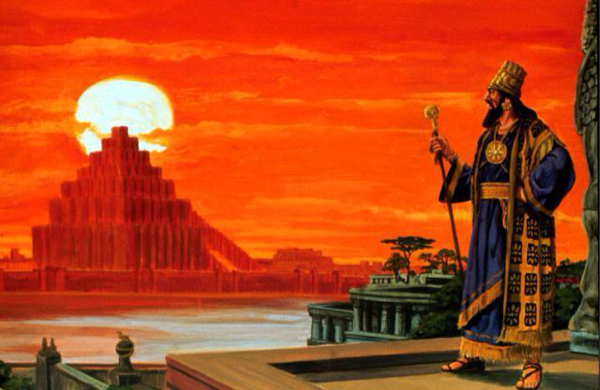 The Babylonian king was filled with pride and a sense of self-sufficiency as he admired his city from the roof of his palace.
