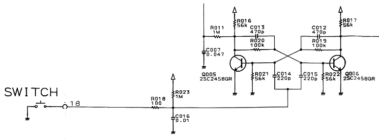 Electronic Toggle Switch Circuit Diagram