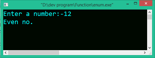 program in c to check a number is odd or even using function and ...