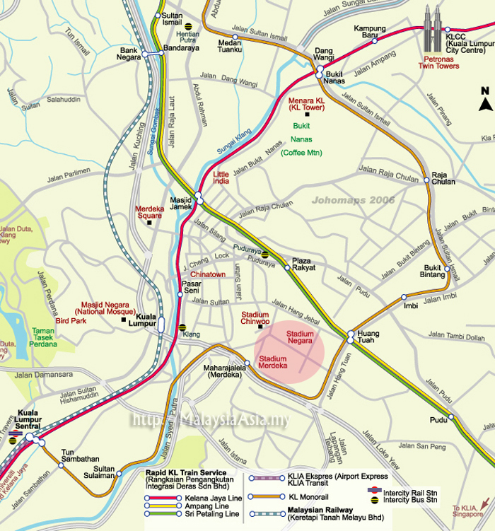 Карта метро куала лумпура