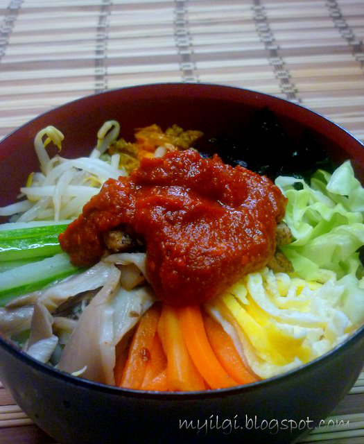 MY ILGI: Resepi Bibimbap - 비빔밥