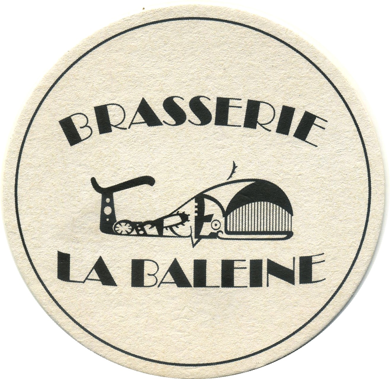 Sous bocks bretons Brasserie La Baleine, Paris