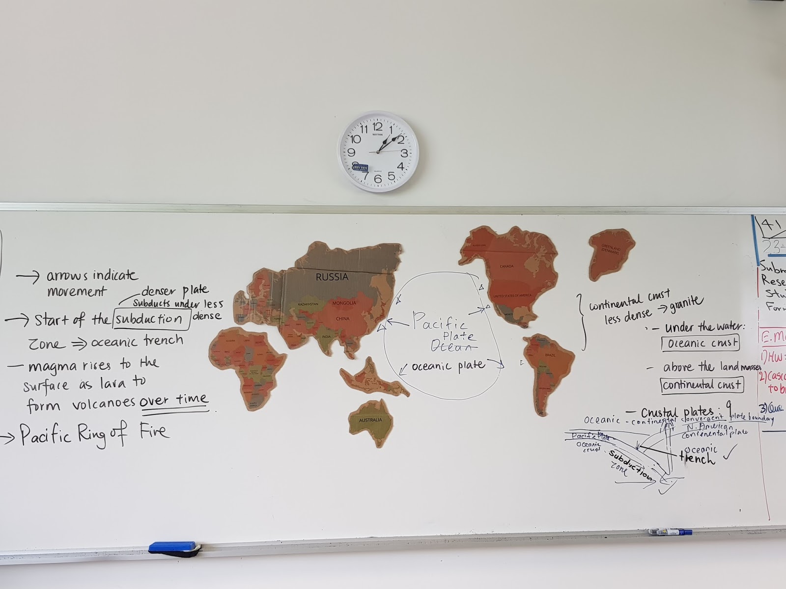 Geography teacher sharing Selfmade teaching aids