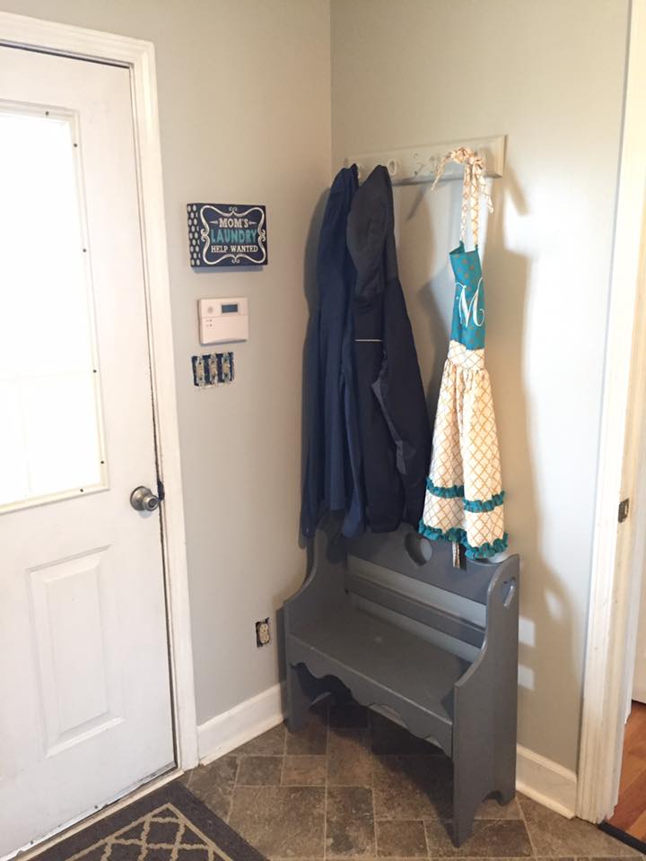Seven Olive Plants Laundry Room Makeover