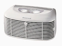 Honeywell HHT-011 Compact Air Purifier, with Permanent HEPA Filter for removing 99% of airborne particles/pollutants, 2 filters, optional ionizer setting, 3 speed settings