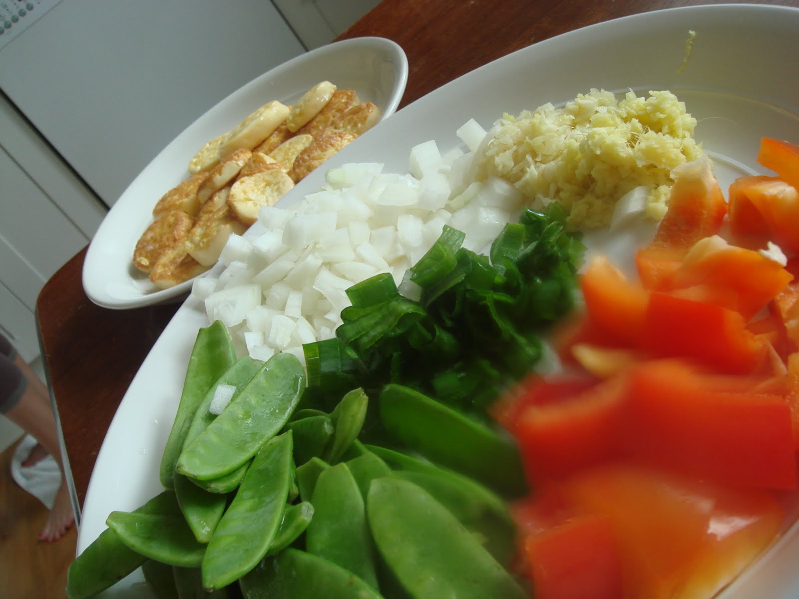 Rachel's Kitchen Stirfried japanese egg tofu recipe