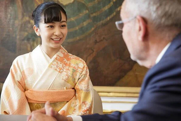 Japanese Princess Kako, niece of Emperor Naruhito, arrived in Vienna, the capital of Austria