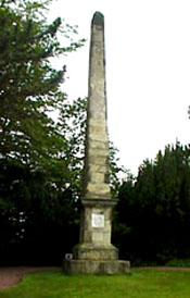 Photograph of the Obelisk at Wentworth Castle
