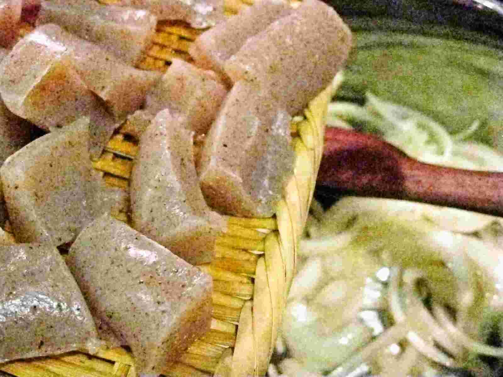 Recipes for Tom Konnyaku to tamanegi no itameni / sautesimmered