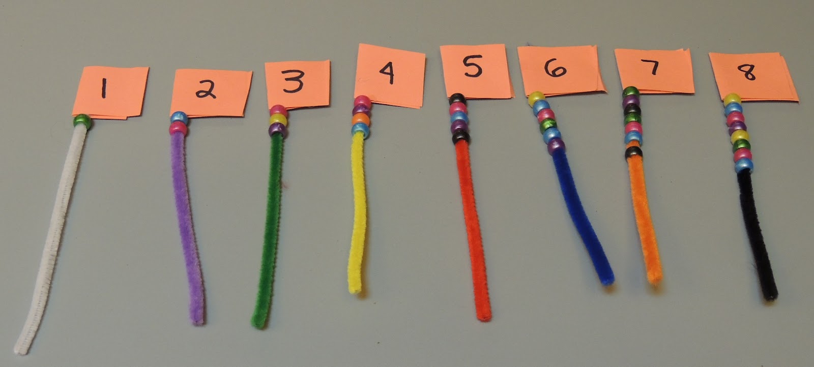 Child Care Basics Resource Blog Pipe Cleaners With Bead Counters