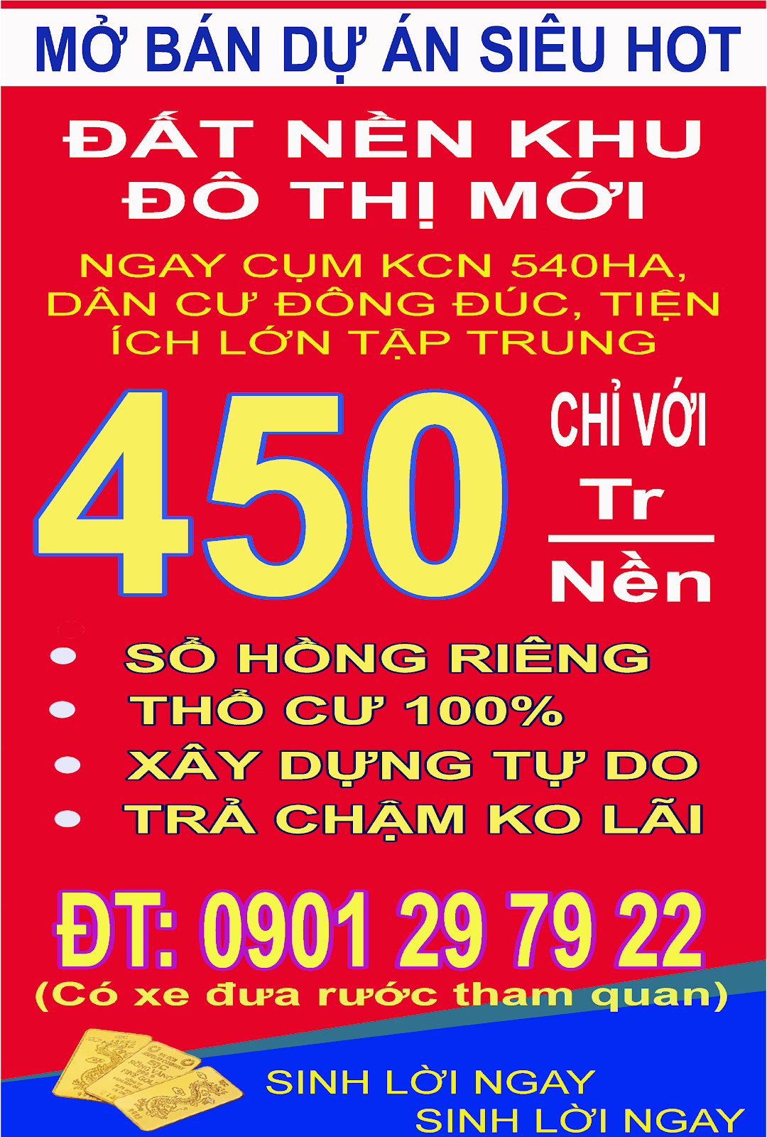 MỞ BÁN DỰ ÁN KHU ĐÔ THỊ MỚI