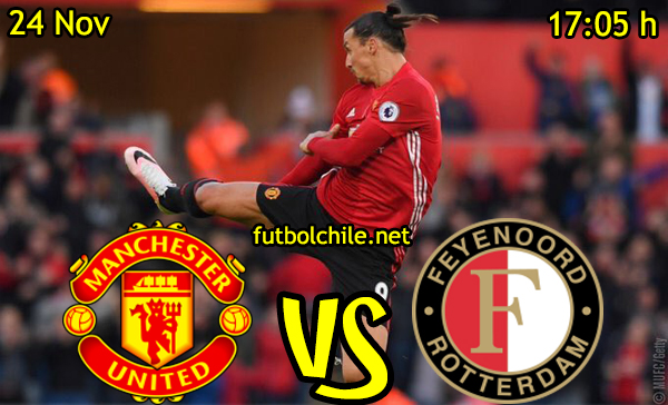 Ver stream hd youtube facebook movil android ios iphone table ipad windows mac linux resultado en vivo, online: Manchester United vs Feyenoord