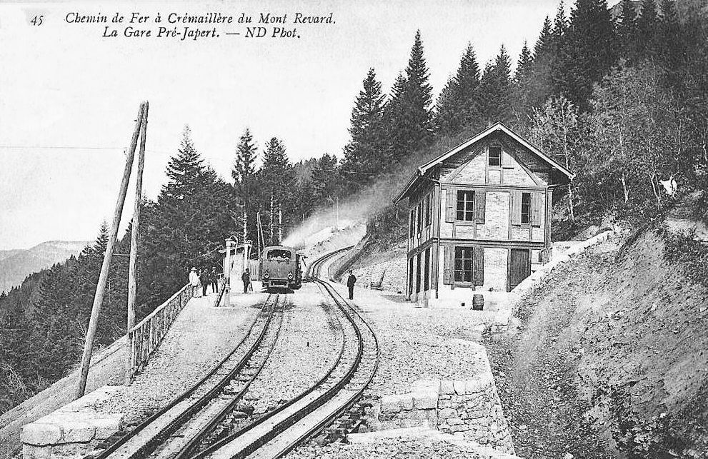 transpress nz: the former cogwheel railway Chemin de fer ...