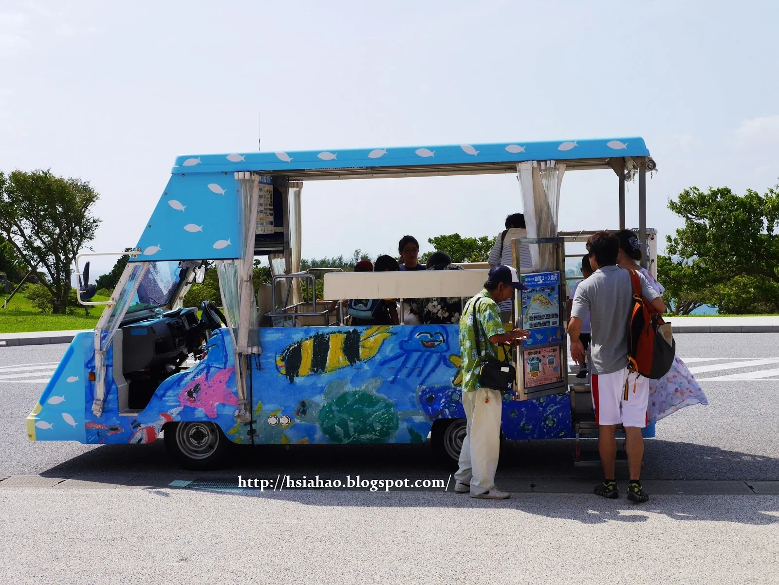 沖繩-海洋博公園-循環巴士-美麗海水族館-海洋博公園交通-自由行-旅遊-旅行-okinawa-ocean-expo-park-Churaumi