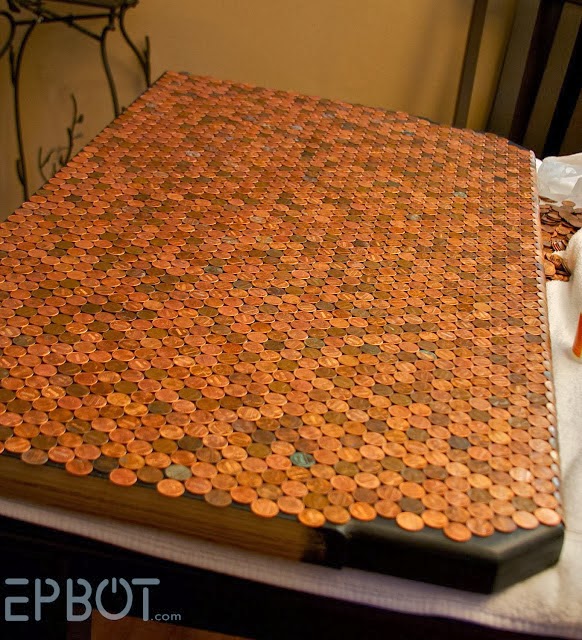 DIY Coins Table The Idea King