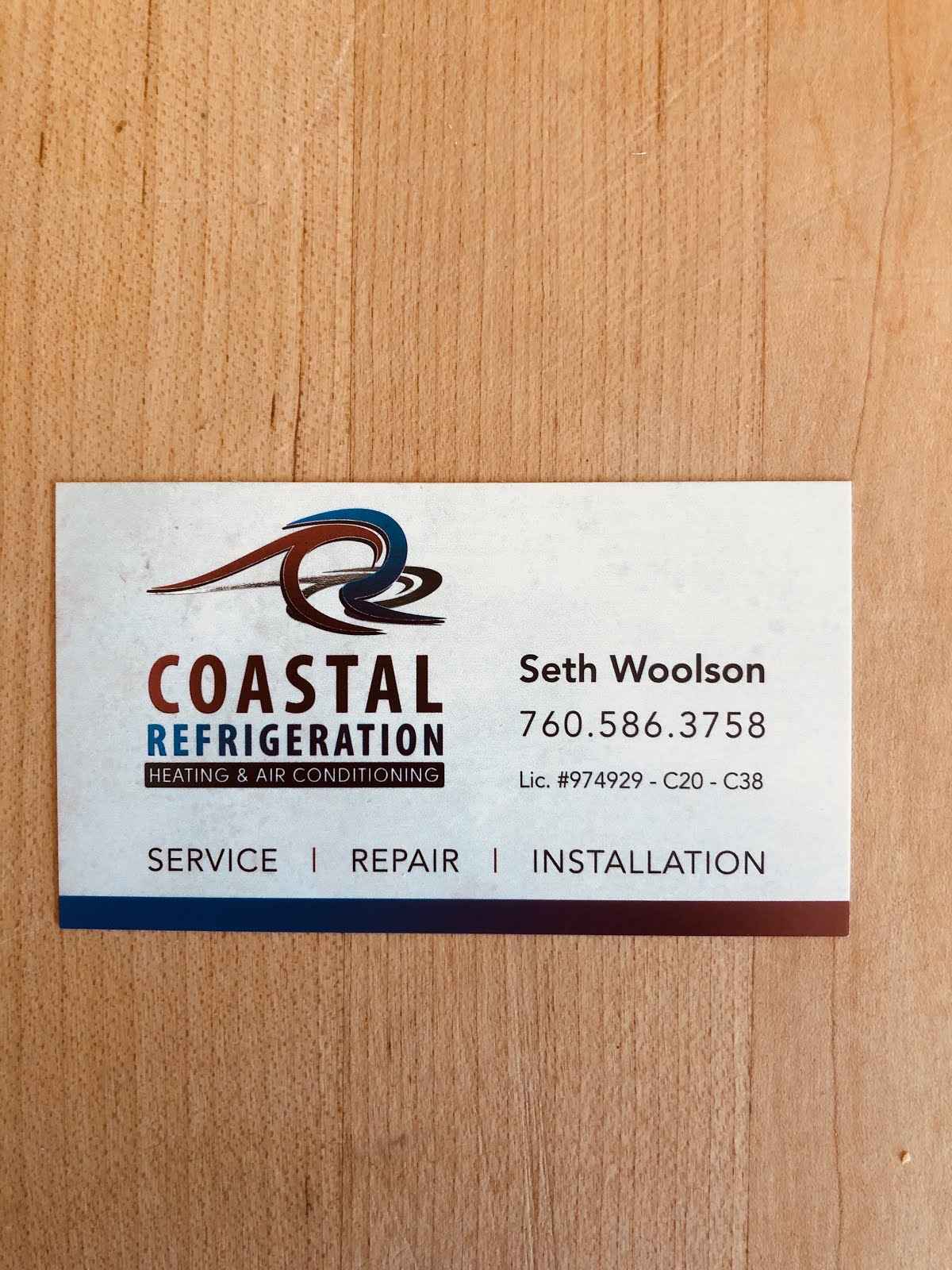 Coastal Refrigeration  760-586-3758