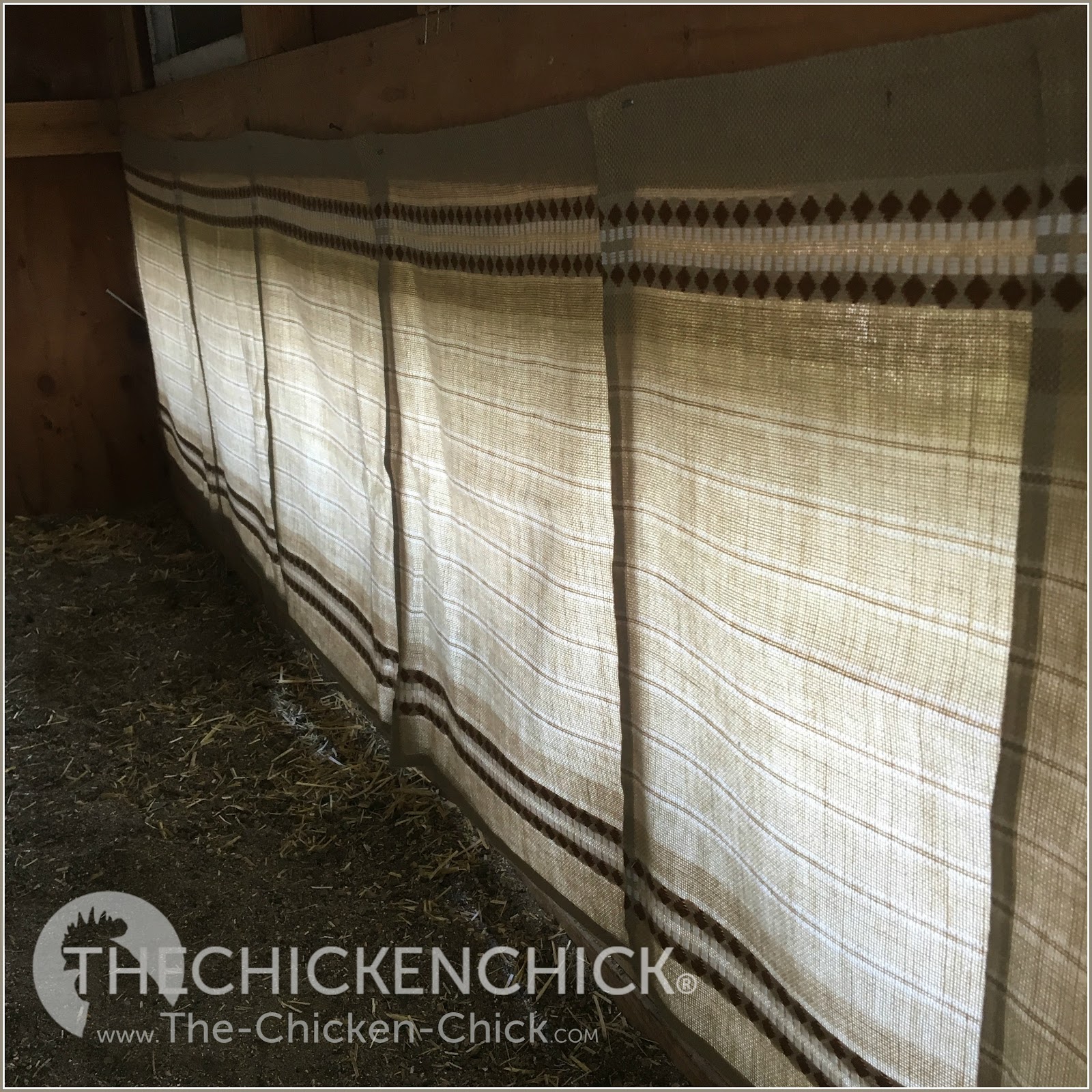 The Chicken Chick® Chicken Nest Box Curtains More than a Fashion