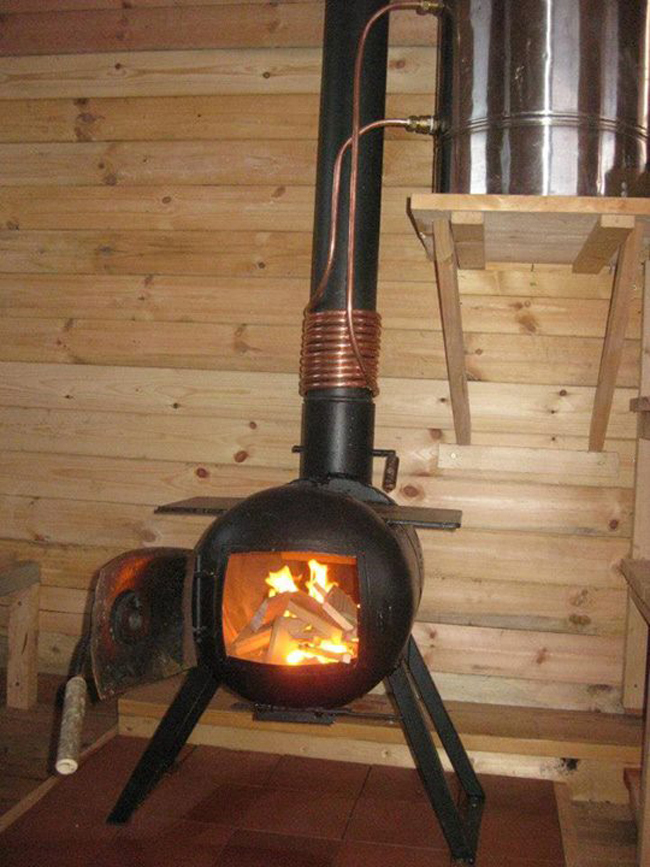 How To Build A Woodstove Water Heating Attachment
