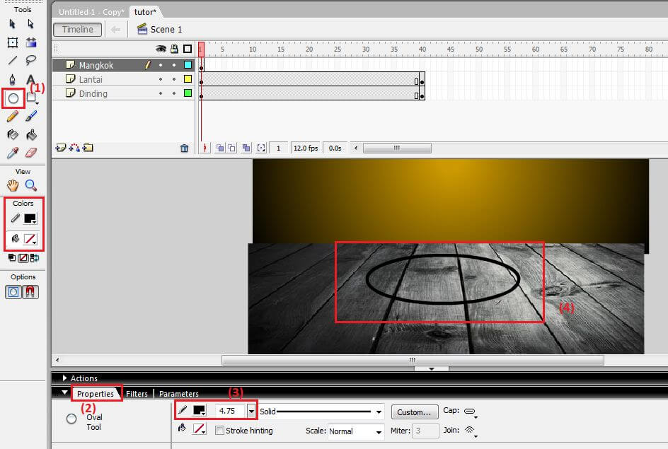 Tutorial Cara Membuat Animasi Api Lilin Sederhana Dengan Macromedia Flash 8 Ilmunesia