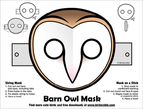 owl mask clip art - photo #26